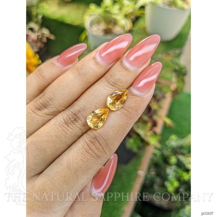 4.74 Ct.Tw. Citrine Pair from Brazil