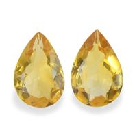 4.85 Ct.Tw. Pear Citrine Pair