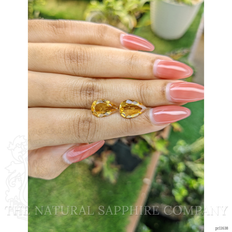 4.85 Ct.Tw. Citrine Pair from Brazil