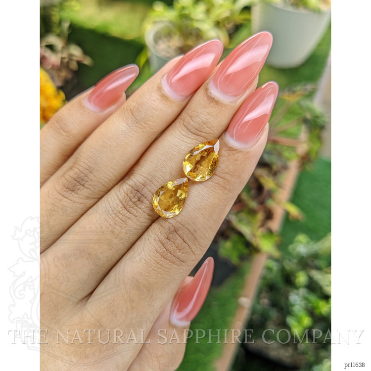 4.85 Ct.Tw. Citrine Pair from Brazil