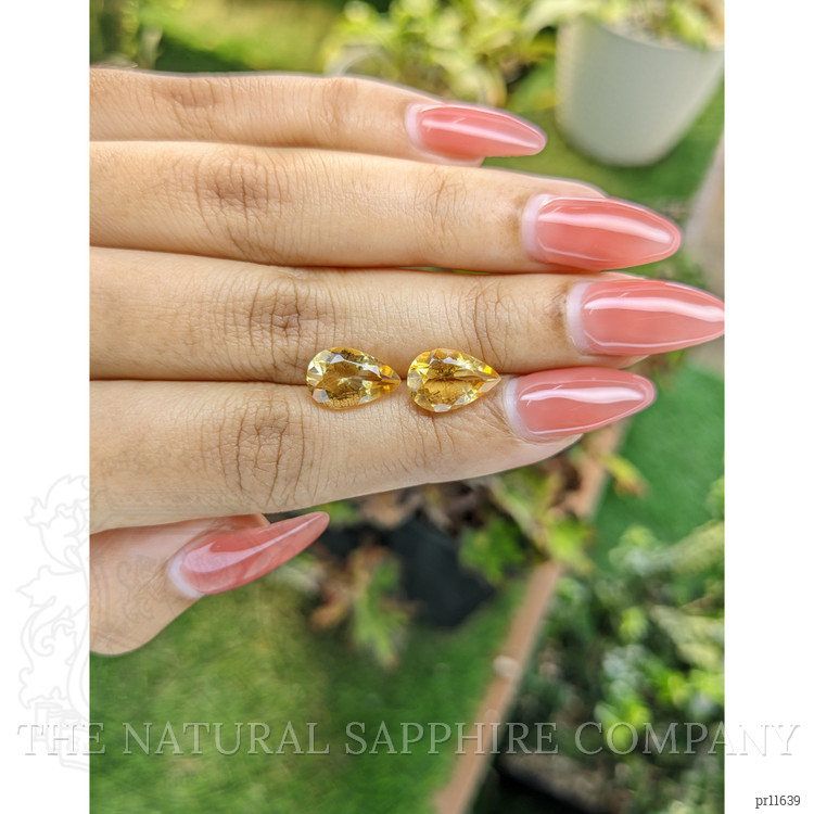 4.74 Ct.Tw. Citrine Pair from Brazil