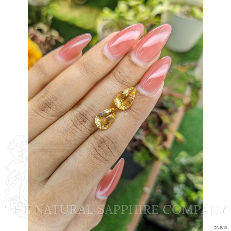 4.74 Ct.Tw. Citrine Pair from Brazil