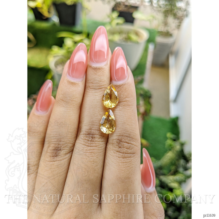 4.74 Ct.Tw. Citrine Pair from Brazil