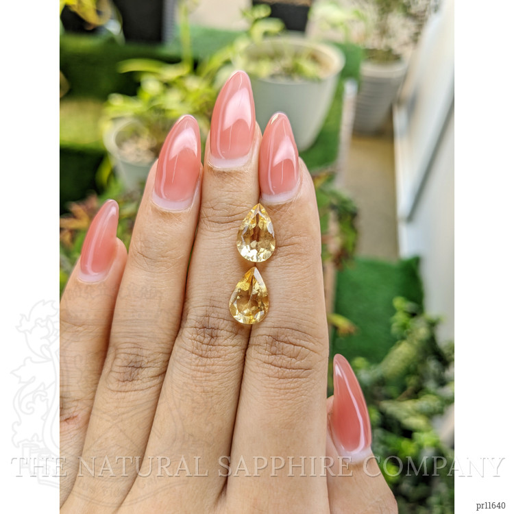 4.88 Ct.Tw. Citrine Pair from Brazil