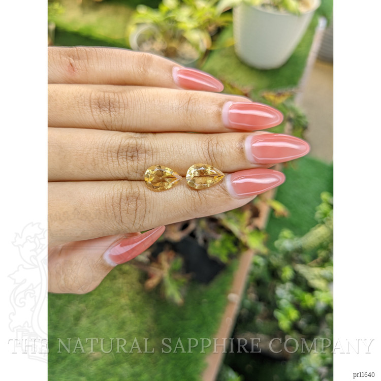 4.88 Ct.Tw. Citrine Pair from Brazil