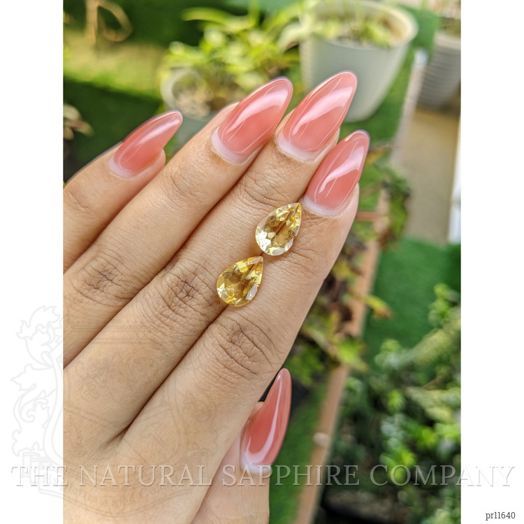 4.88 Ct.Tw. Citrine Pair from Brazil