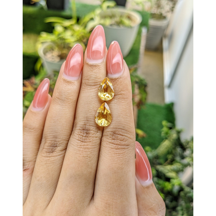 4.79 Ct.Tw. Citrine Pair from Brazil