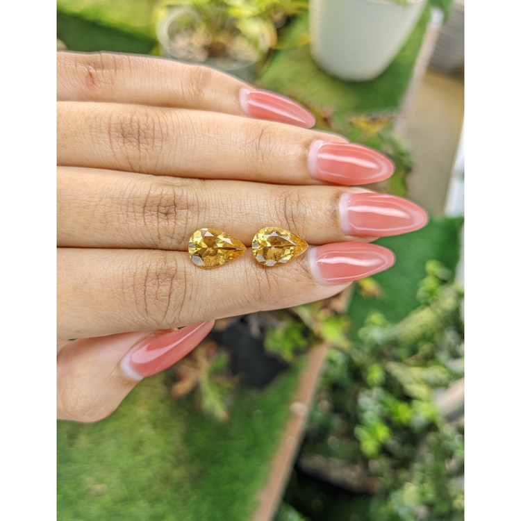 4.79 Ct.Tw. Citrine Pair from Brazil