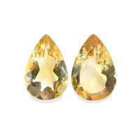 4.98 Ct.Tw. Pear Citrine Pair