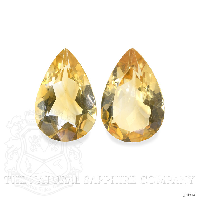 4.98 Ct.Tw. Yellow Citrine Pair from Brazil