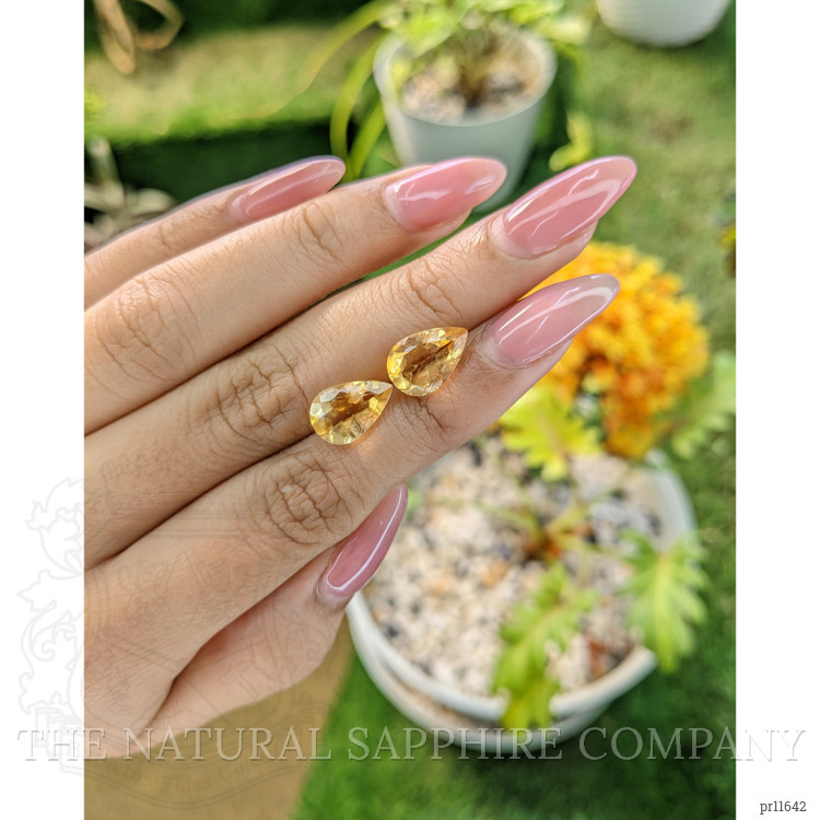 4.98 Ct.Tw. Citrine Pair from Brazil