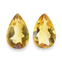 5.01 Ct.Tw. Pear Citrine Pair