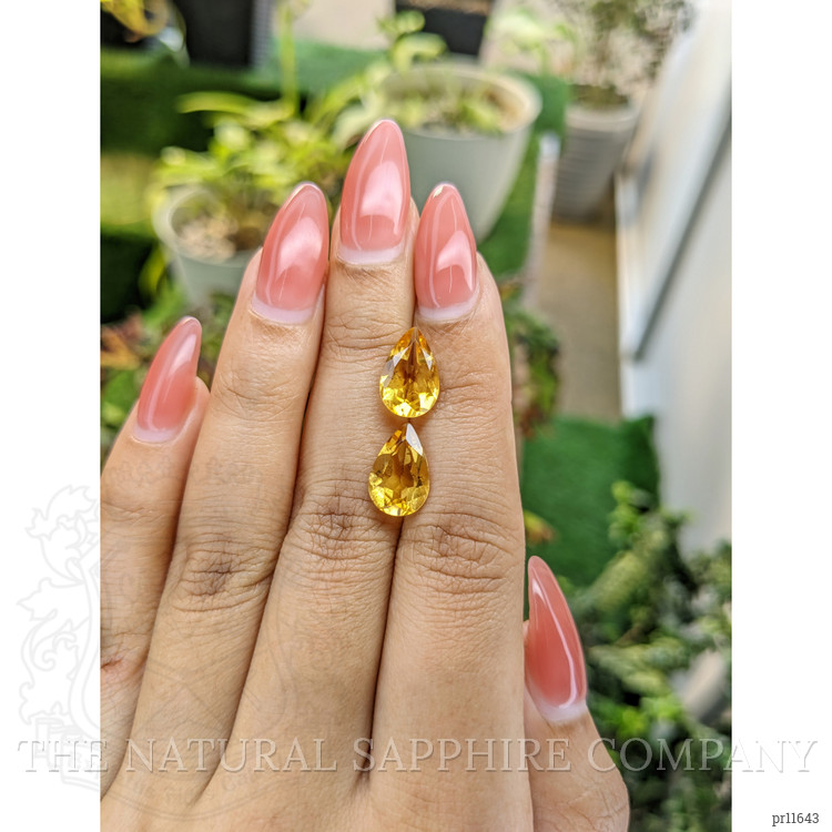 5.01 Ct.Tw. Citrine Pair from Brazil