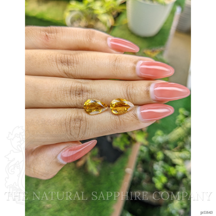 5.01 Ct.Tw. Citrine Pair from Brazil