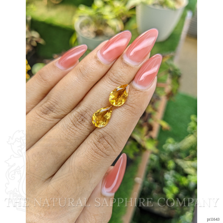 5.01 Ct.Tw. Citrine Pair from Brazil