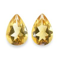 4.72 Ct.Tw. Pear Citrine Pair