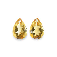 4.72 Ct.Tw. Pear Citrine Pair