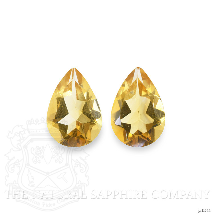4.72 Ct.Tw. Yellow Citrine Pair from Brazil