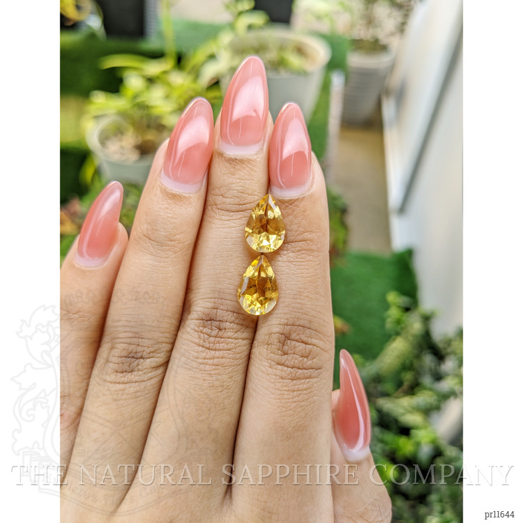 4.72 Ct.Tw. Yellow Citrine Pair from Brazil