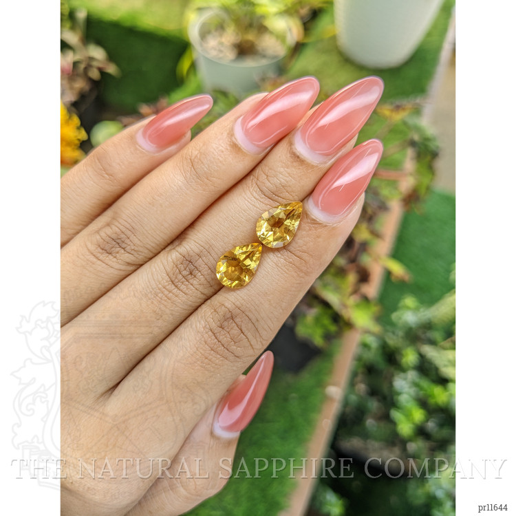 4.72 Ct.Tw. Yellow Citrine Pair from Brazil