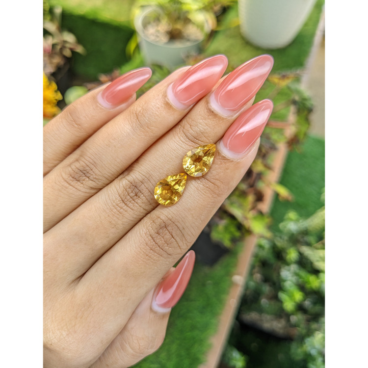 4.72 Ct.Tw. Citrine Pair from Brazil