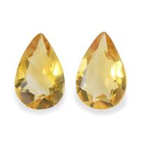 4.22 Ct.Tw. Pear Citrine Pair