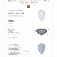 4.22 Ct.Tw.Total Carat Weight Citrine Pair from Brazil 3 D Scan Report