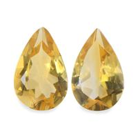 4.32 Ct.Tw. Pear Citrine Pair