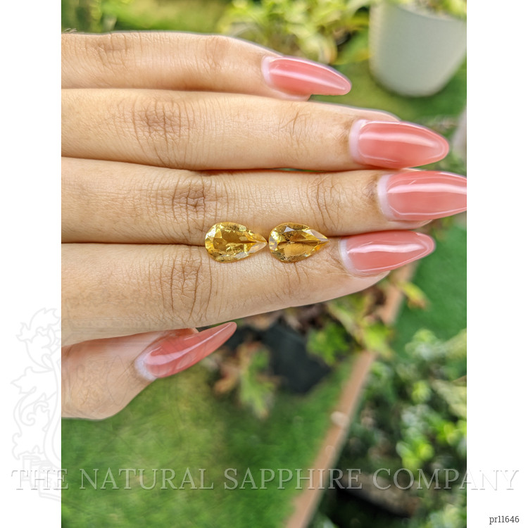 4.32 Ct.Tw. Citrine Pair from Brazil