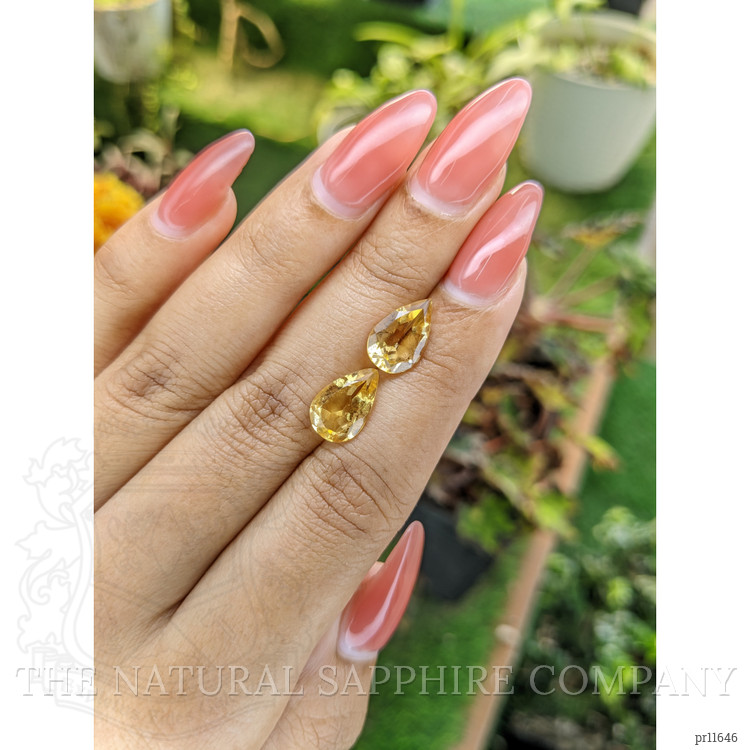 4.32 Ct.Tw. Citrine Pair from Brazil