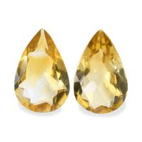 4.04 Ct.Tw. Pear Citrine Pair