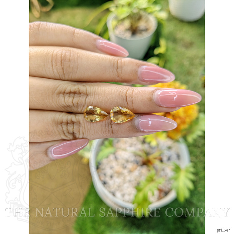 4.04 Ct.Tw. Citrine Pair from Brazil