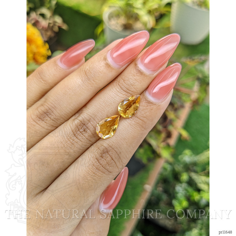 3.67 Ct.Tw. Citrine Pair from Brazil