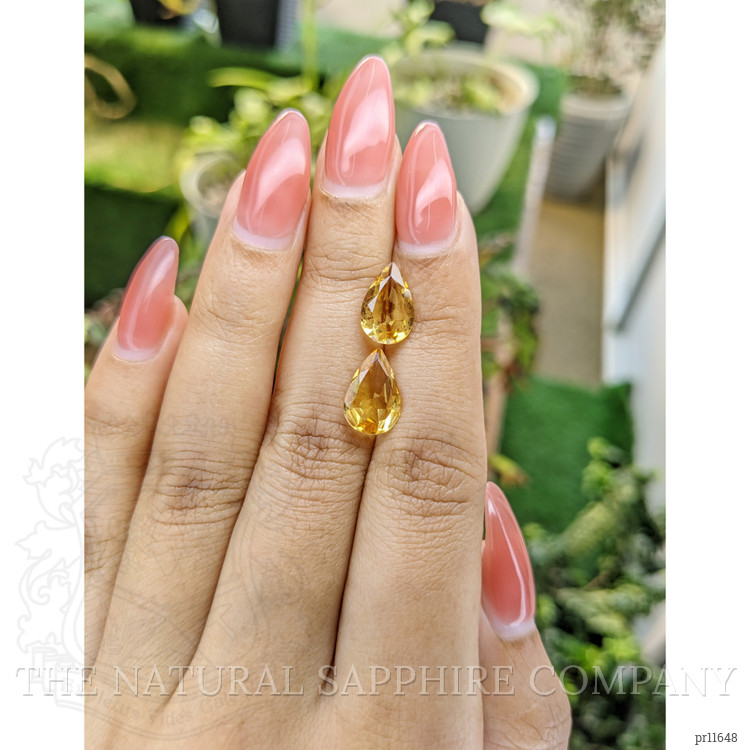 3.67 Ct.Tw. Citrine Pair from Brazil