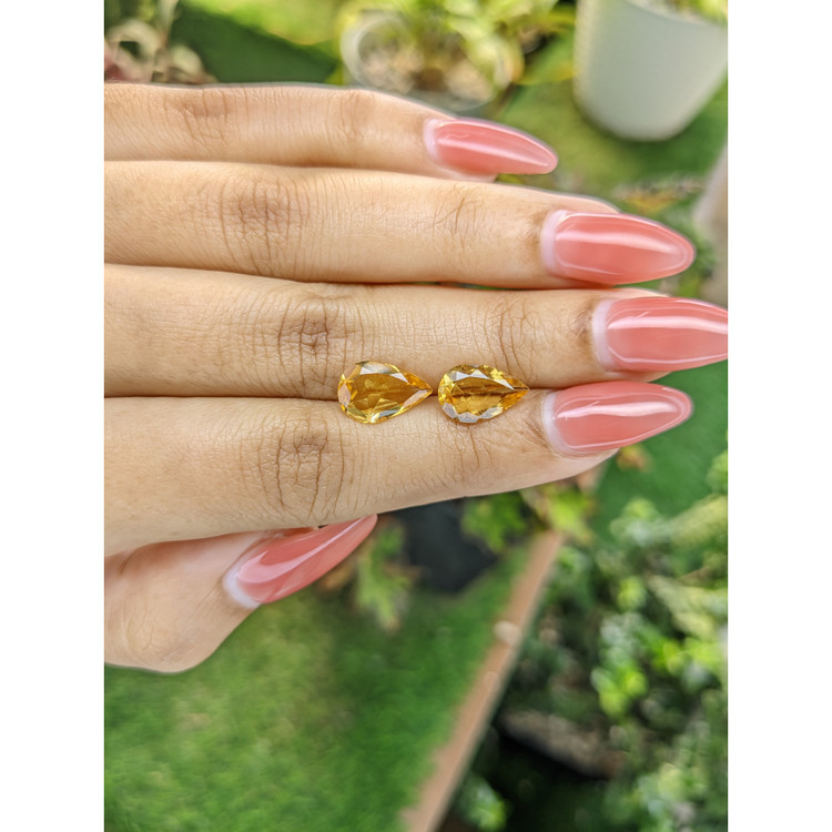 3.67 Ct.Tw. Citrine Pair from Brazil