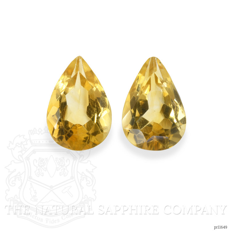 5.25 Ct.Tw. Citrine Pair from Brazil