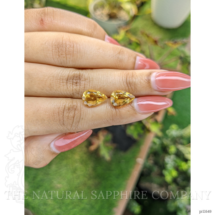 5.25 Ct.Tw. Citrine Pair from Brazil