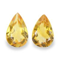 4.72 Ct.Tw. Pear Citrine Pair