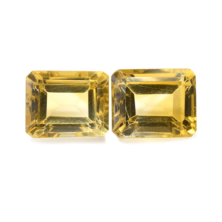 7.83 Ct.Tw. Citrine Pair from Brazil