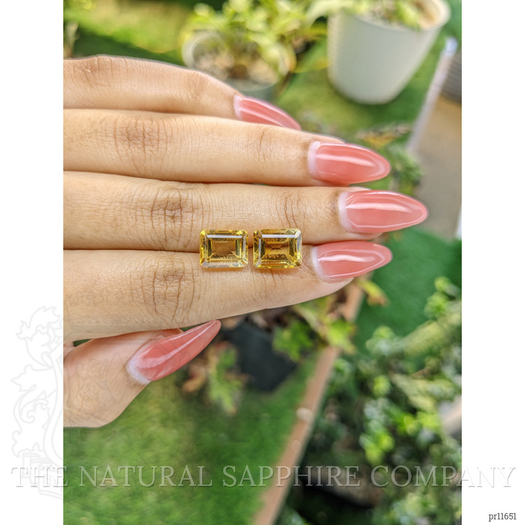 7.83 Ct.Tw. Citrine Pair from Brazil