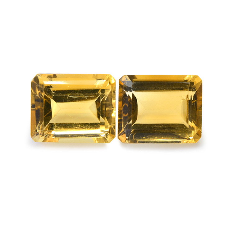 7.30 Ct.Tw. Citrine Pair from Brazil