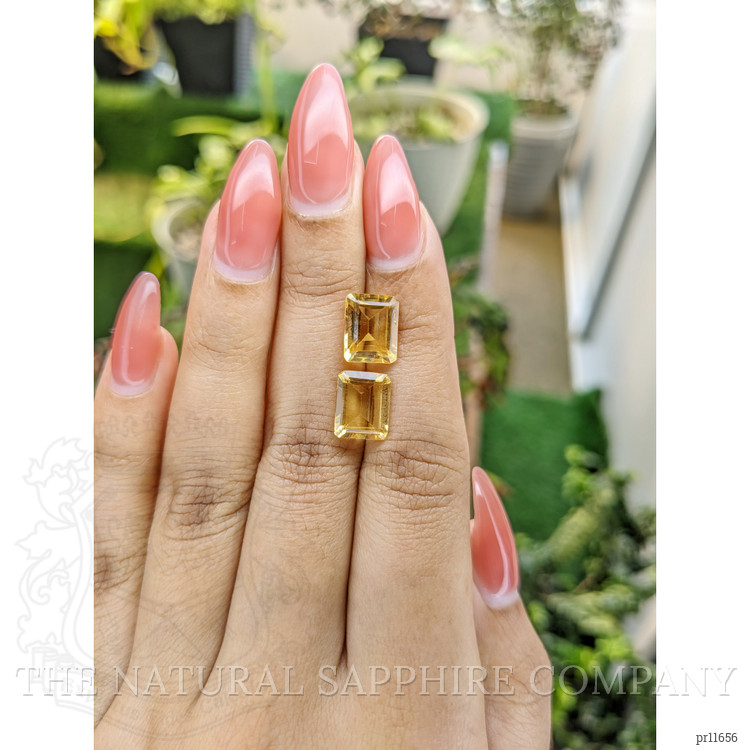 5.51 Ct.Tw. Citrine Pair from Brazil