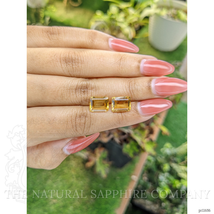 5.51 Ct.Tw. Citrine Pair from Brazil