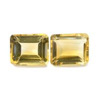 6.14 Ct.Tw.Total Carat Weight Citrine Pair from Brazil Image