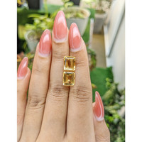 6.14&nbsp;Ct.Tw.Total Carat Weight Citrine Pair from Brazil Life Style