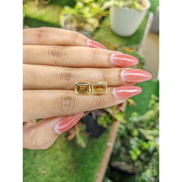 6.14 Ct.Tw. Citrine Pair from Brazil