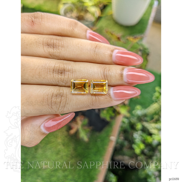 6.62 Ct.Tw. Citrine Pair from Brazil
