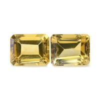 7.33 Ct.Tw.Total Carat Weight Citrine Pair from Brazil Image