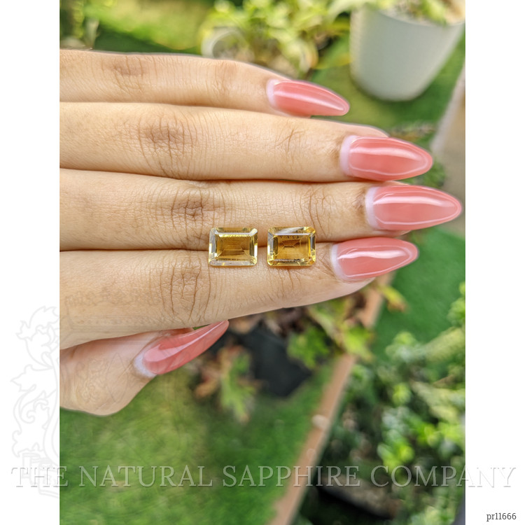 5.49 Ct.Tw. Citrine Pair from Brazil