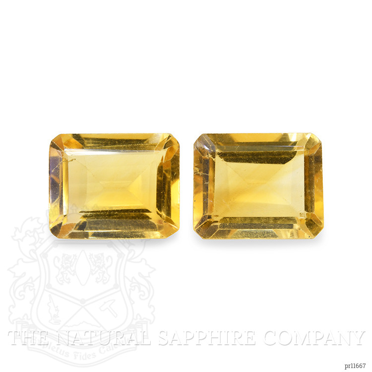 5.36 Ct.Tw. Citrine Pair from Brazil